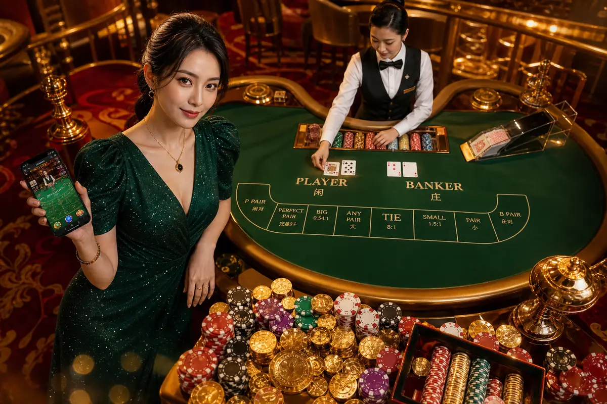 cyl888 Casino dealer langsung meja baccarat